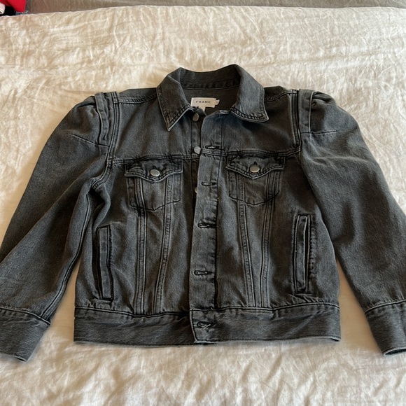 Frame Rosette Denim Jacket - Picture 5 of 8